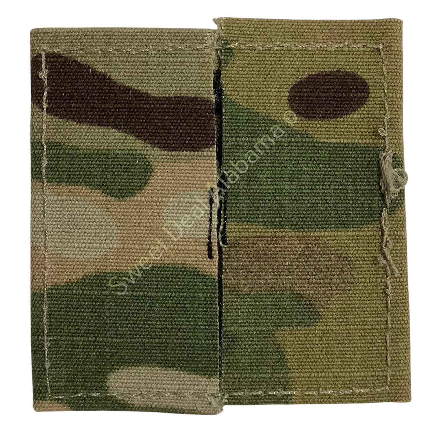 Army Master Sergeant E-8 OCP Sew-On Rank Uniform Insignia, Multi-Camo, 2" x 2"