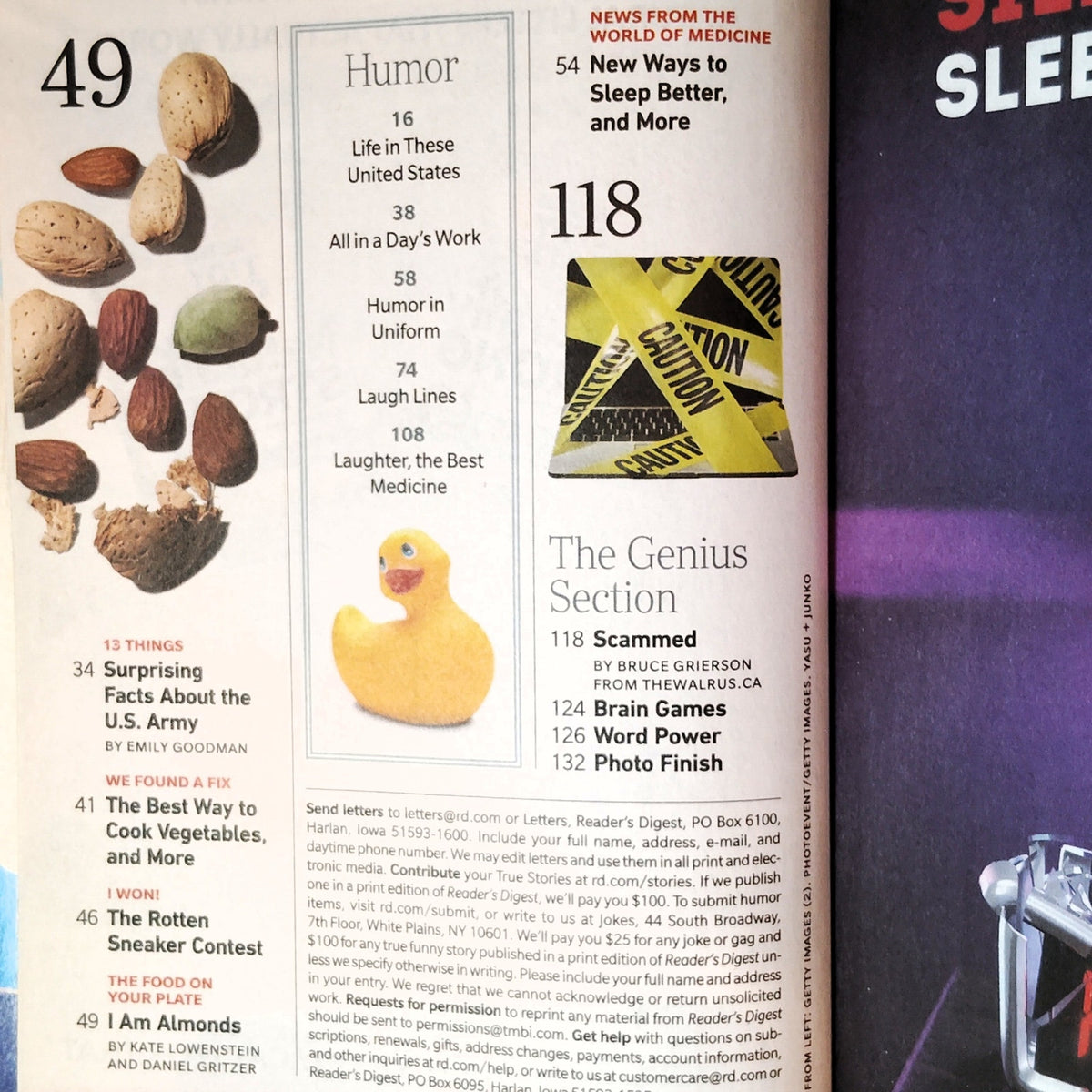 Reader's Digest Sept 2020 The Genius Issue Build a Stronger Brain Magazine