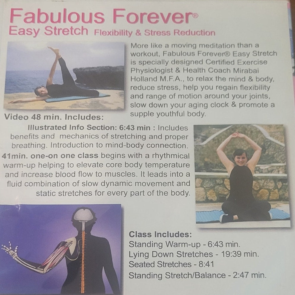 Beginners Easy Stretch Exercise DVD – Yoga, Dance Stretches, Flexibility & Balance