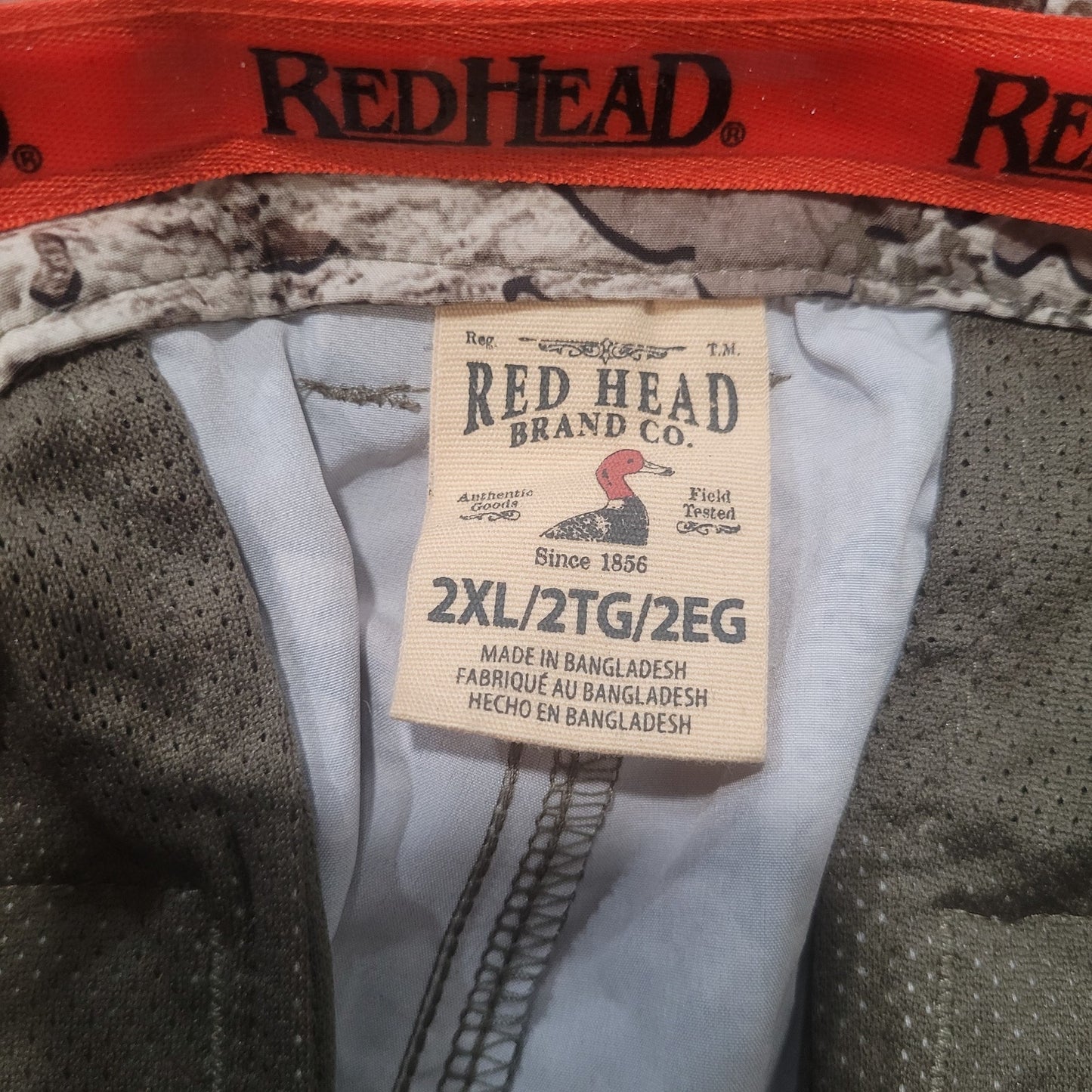 Bass Pro RedHead Strata Tec‑Lite Pants – 2XL – Camouflage – NWT