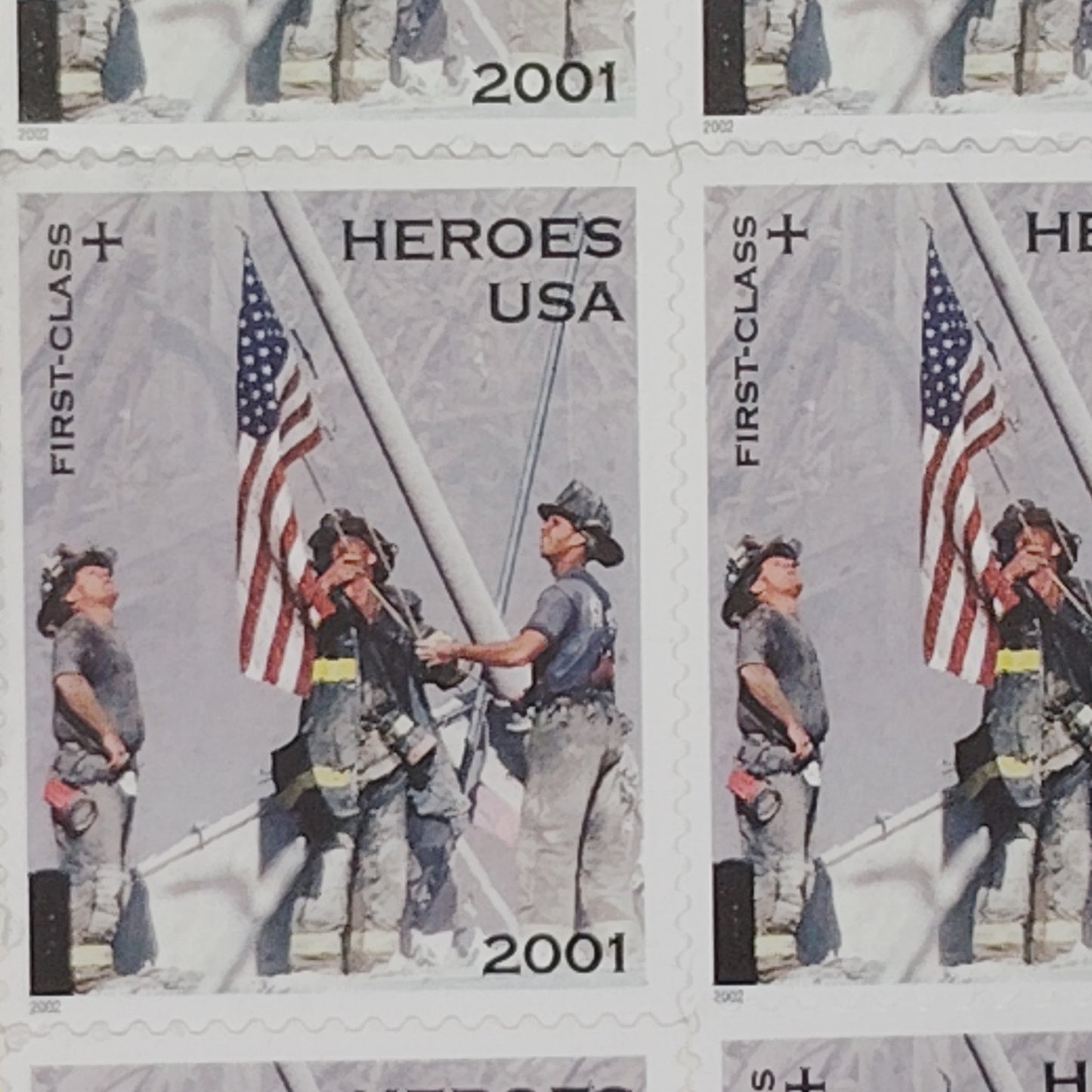 2002 Heroes of 2001 Stamps – Lot of 7 – 45¢ Semi‑Postal – MNH – America Responds