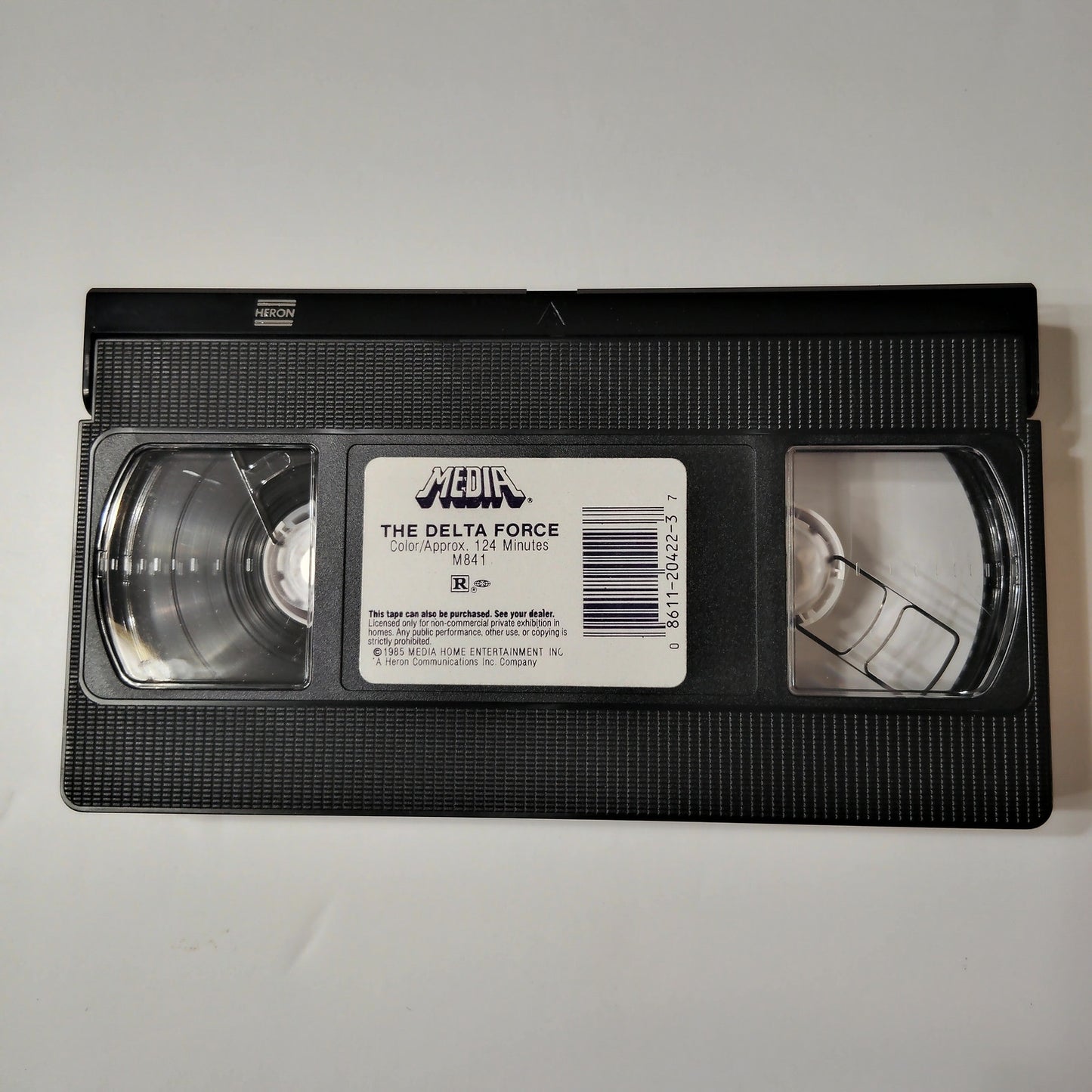 The Delta Force VHS 1986 Chuck Norris Lee Marvin Cannon/MGM Action Thriller