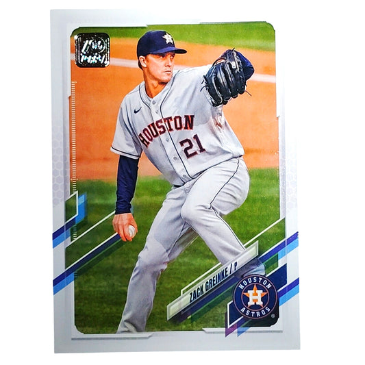 2021 Topps Zack Greinke 463 Houston Astros Pitcher Baseball Card VG/EX