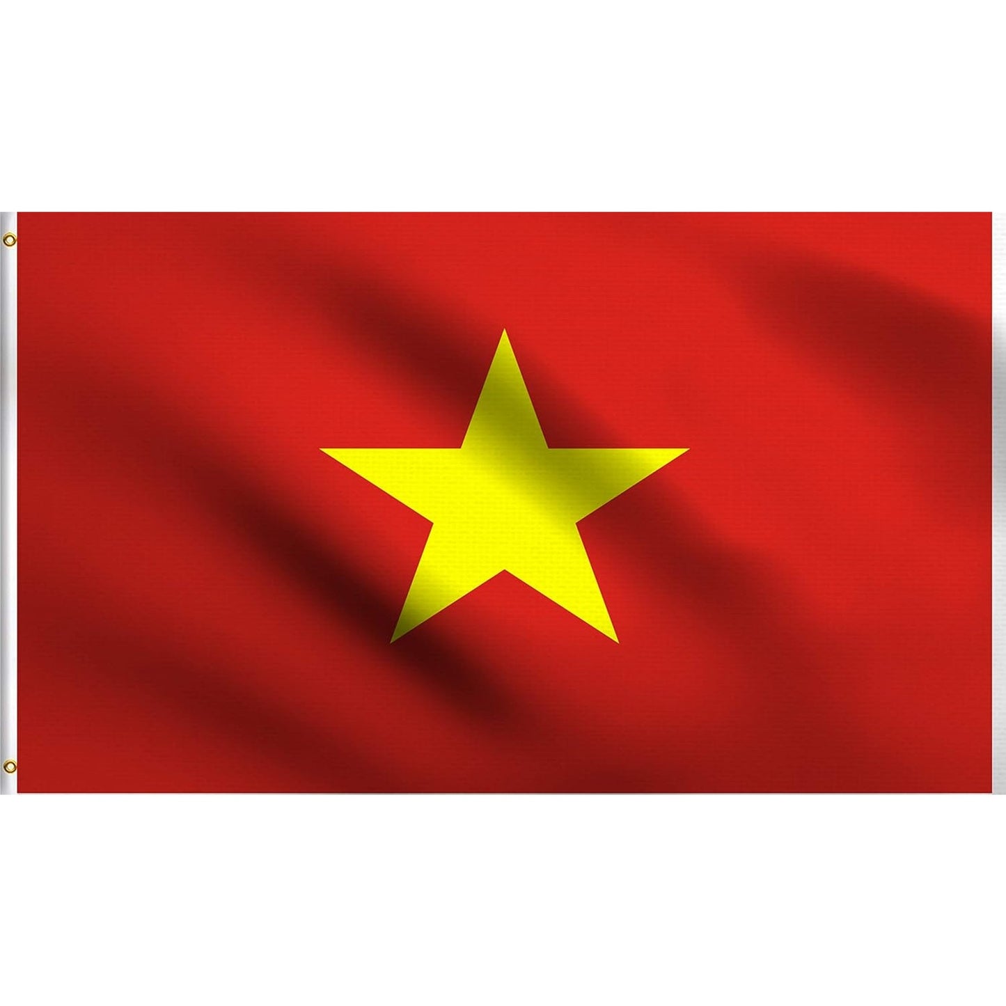 The Republic of North Vietnam Flag, 3' x 5'  100D Poly Flag / Banner