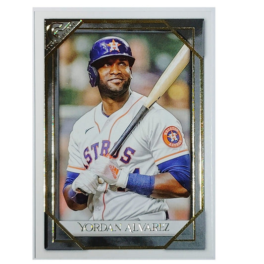 2021 Topps Gallery Yordan Alvarez #8 Astros OF All Star Houston Astros - VG/EX