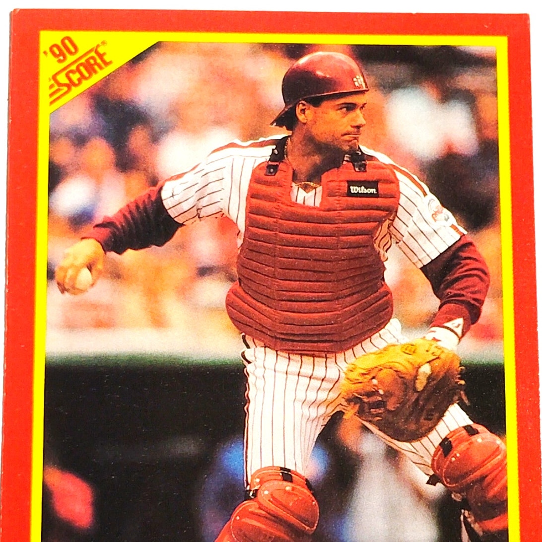 1990 Score Darren Daulton #389 Philadelphia Phillies Catcher MLB Baseball EX