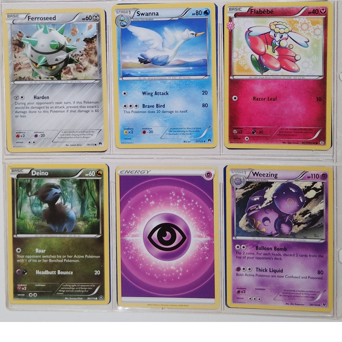 18 Random Pokémon Cards Pictured, Actual Photos Provided