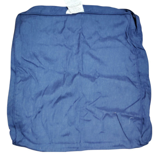 Outdoor Chair Cushion Slipcover – Saphire Blue 24" W × 22" L × 3" H | No Filling