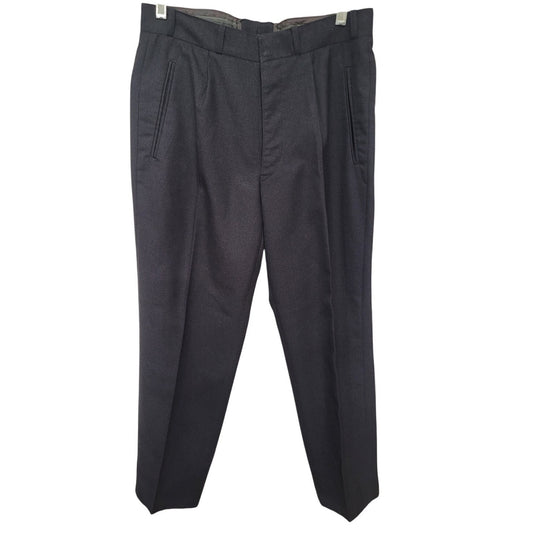 German Military Wool Trousers 32S - Josef Goecke 11/72 - Vintage 1972 Bundeswehr