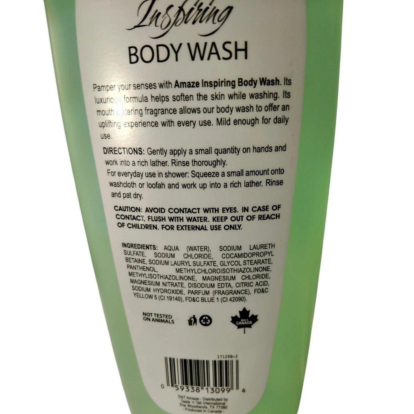 3× TNT Amaze Inspiring Body Wash – 18 fl oz Each, Moisturizing Daily Cleanser