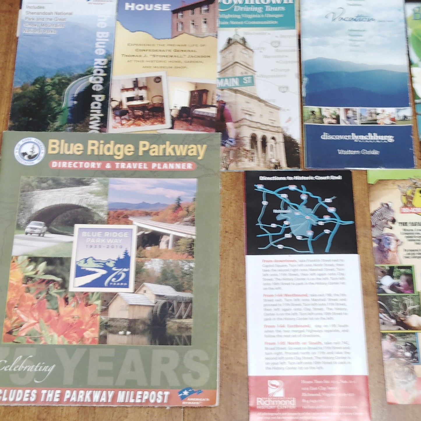 Virginia Travel Guides & Brochures Lot (2010-2014) Shenandoah Norfolk Collection