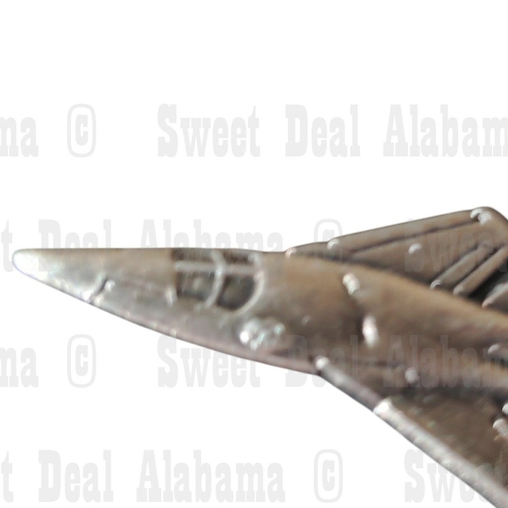 F-111 Aardvark Aircraft, Patinated Finish Hat, Lapel, Brooch Pin 1-3/8"W x 5/8"H