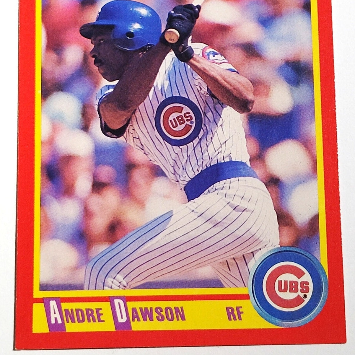 1990 Score Andre Dawson #265 Chicago Cubs Right Fielder Hall of Famer EX