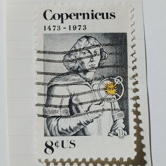 1973 US Postage Stamp Scott #1488 8c Nicolaus Copernicus Astronomer Used Canceled