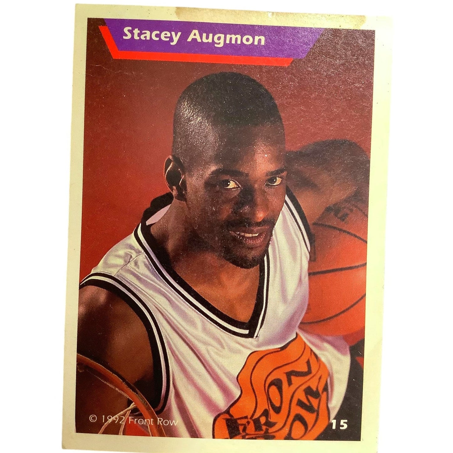 Stacey Augmon, UNLV Rebels, 1992 Front Row Dream Picks Basketball Card 15, EXC