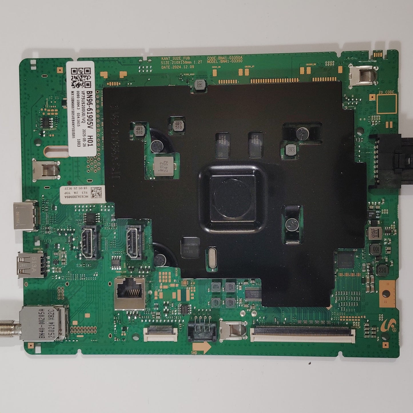 Samsung BN96-61905V Main Board +MC92A28089A Transformer OEM Set VF75US200UVQ UHD