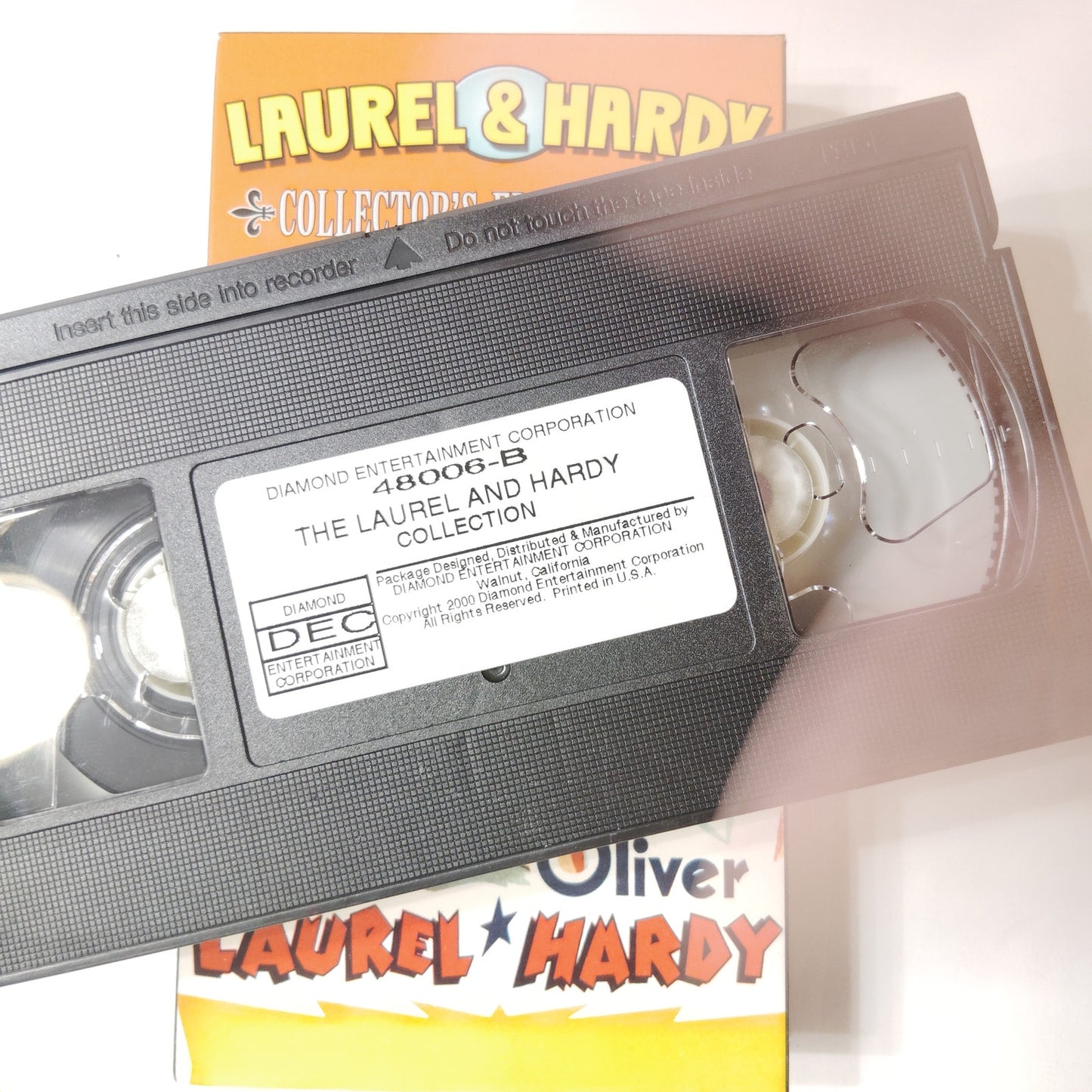 Laurel & Hardy Volume 2 VHS 2003 13 Silent B&W Shorts  Comedy Classics
