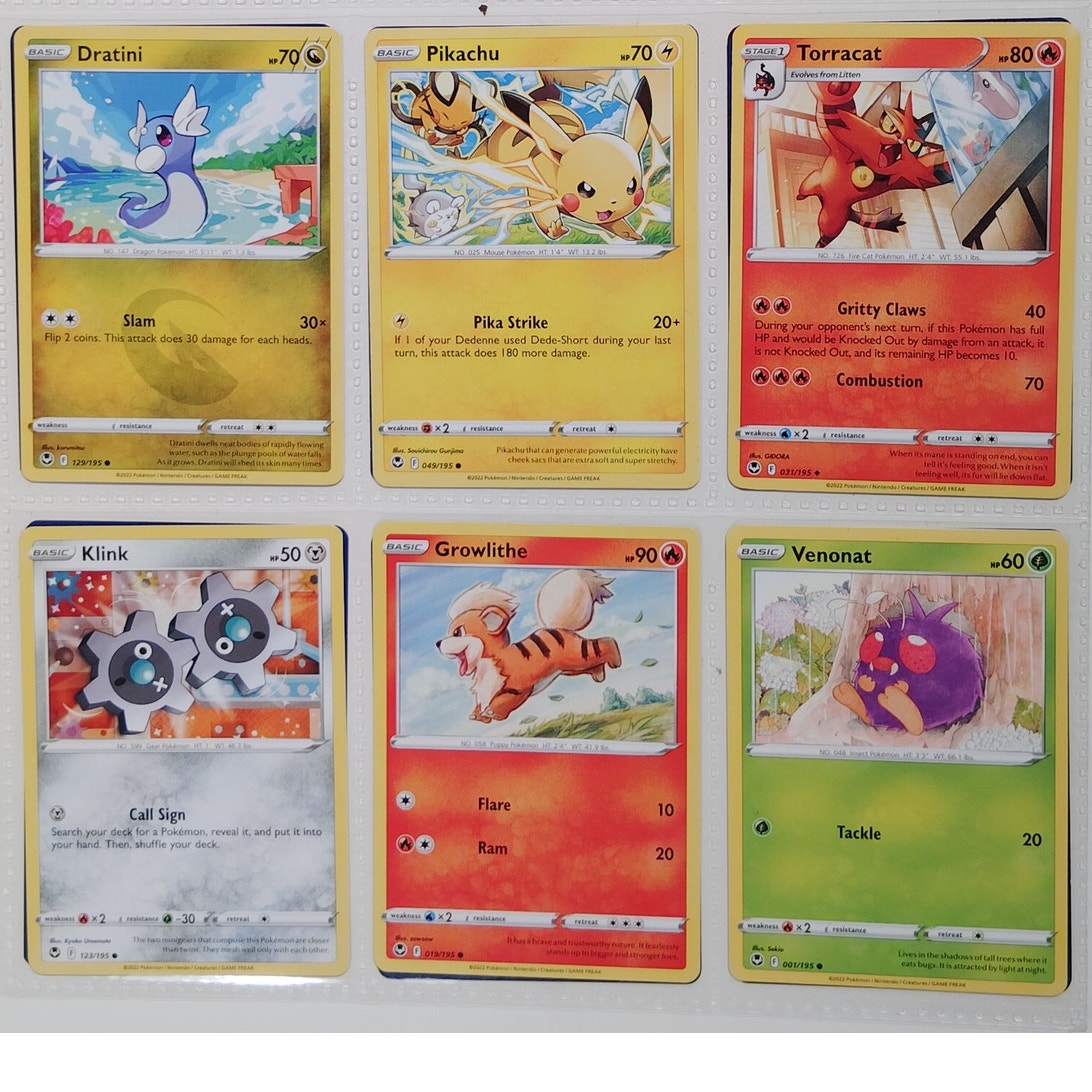 18 Random Pokémon Cards Pictured, Actual Photos Provided
