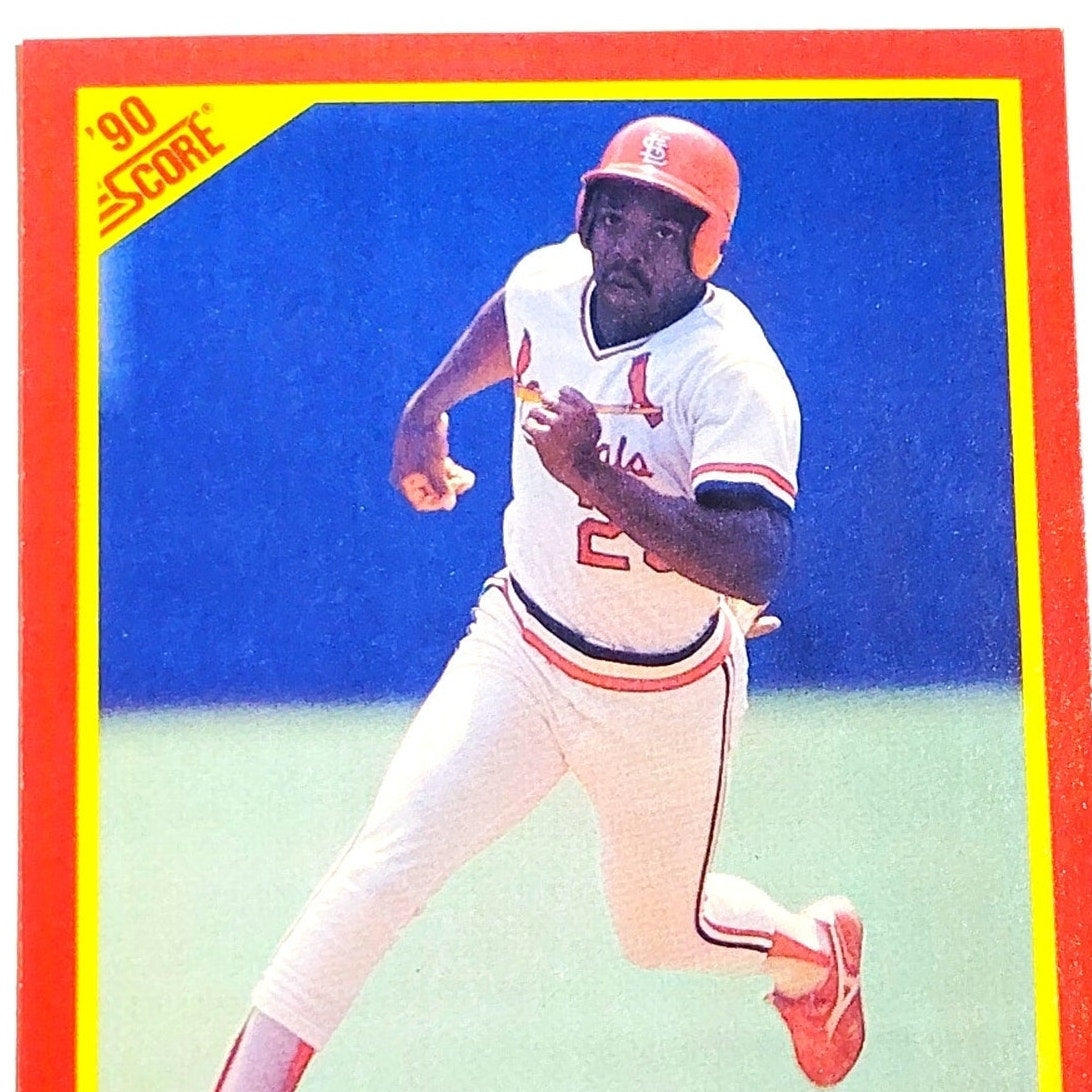 1990 Score Vince Coleman #260 St. Louis Cardinals Left Fielder All Star EX