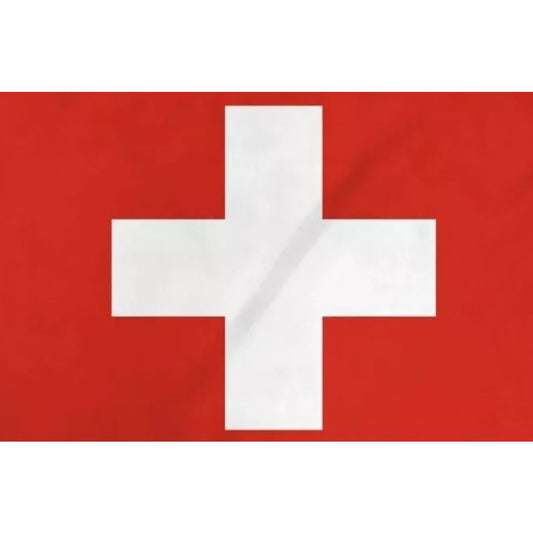 Country Flag, Swiss, Switzerland Flag, 3' x 5' Poly Flag / Banner, 100D Material