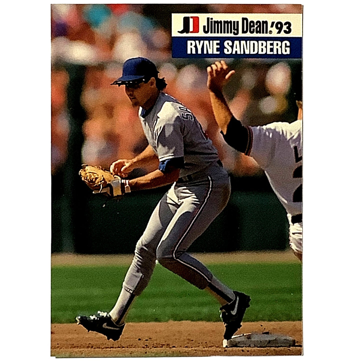 1993 Ryne Sandberg, Chicago Cubs, MLB, Jimmy Dean '93 Ltd Ed., Card 25, EX/NM