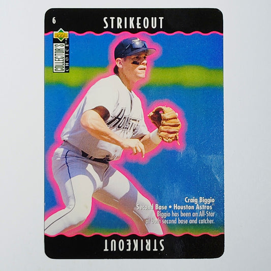1995 Collector's Choice Craig Biggio #6 Astros HOF - You Make The Play VG/EX
