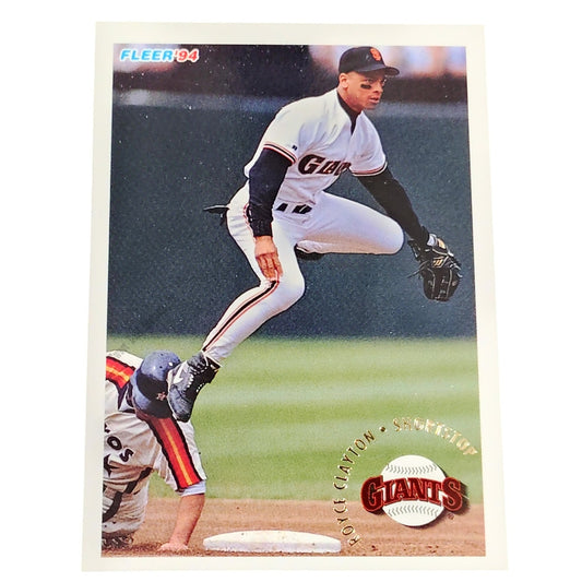 Royce Clayton, San Francisco Giants, #690, 1994 Fleer Baseball Collector's Card