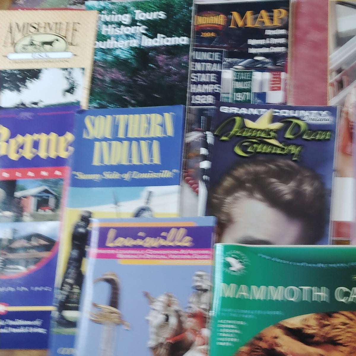 2004 Kentucky Indiana Travel Guide Maps Brochures Ephemera Collection Vintage
