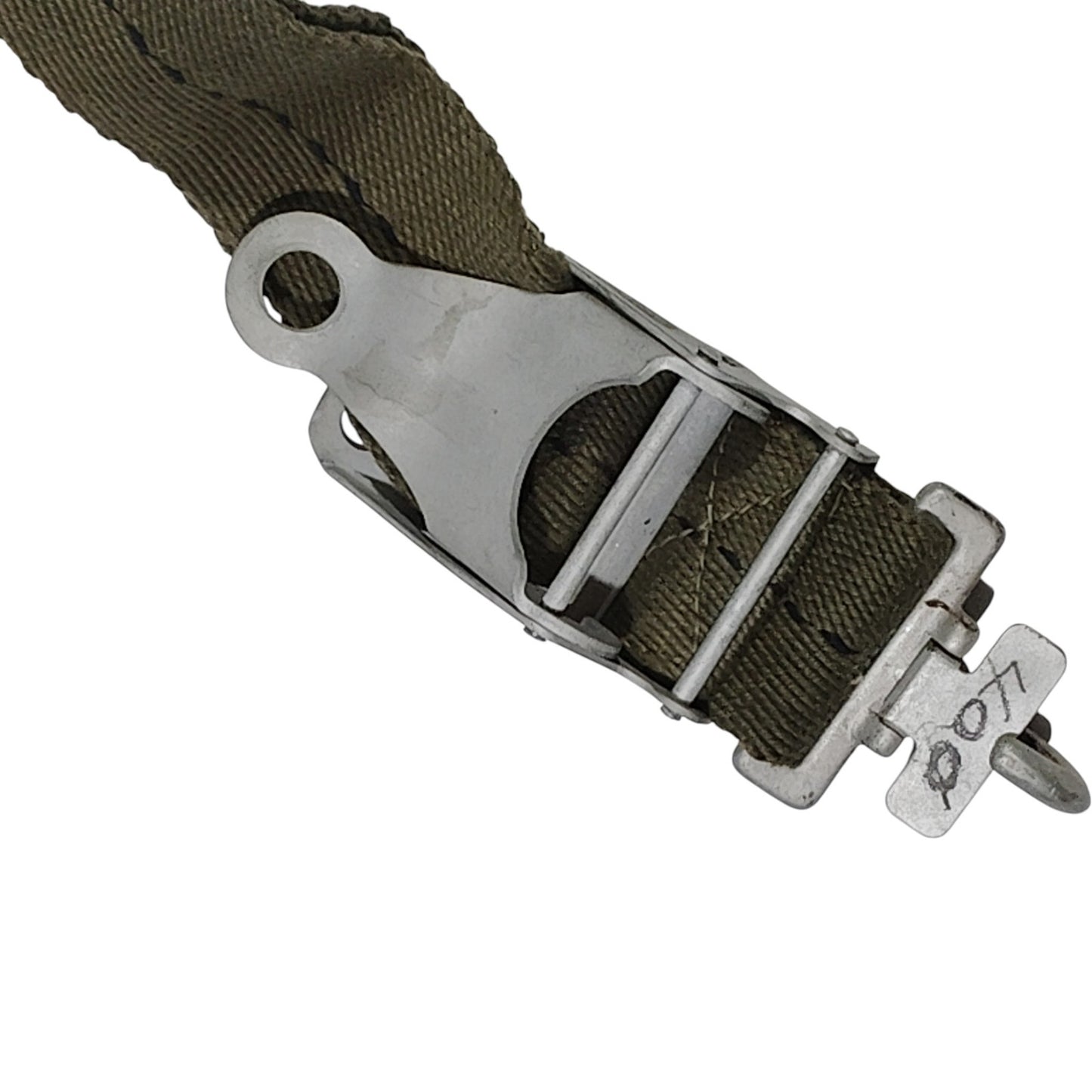 1952–1954 Aircraft Strap Assemblies – Belt & Trim Corp. 8ft w/ 4 43A1736 Buckles