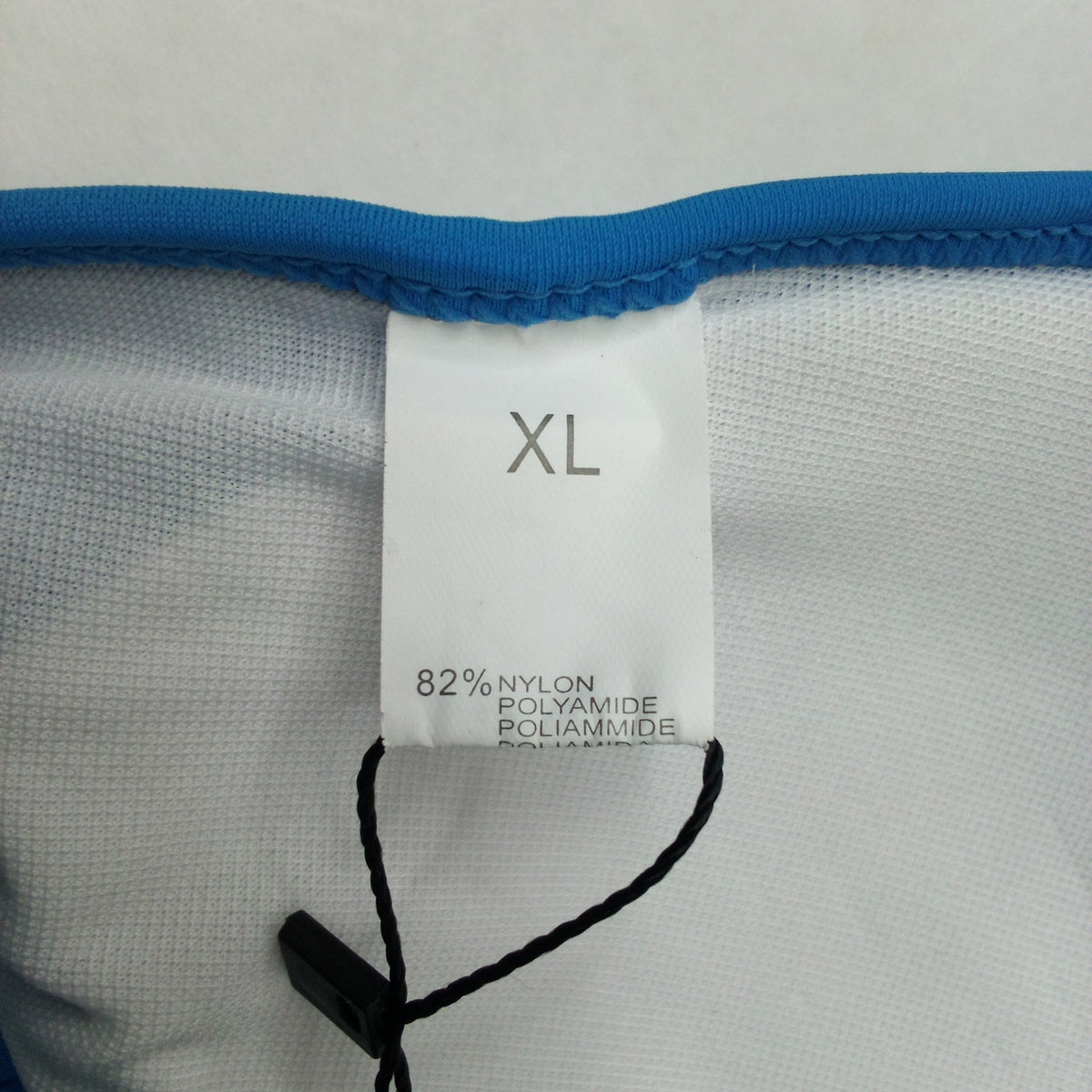 Suvimuga Blue Triangle Bikini Top Size XL Halter Tie Padded Swim Top NWT