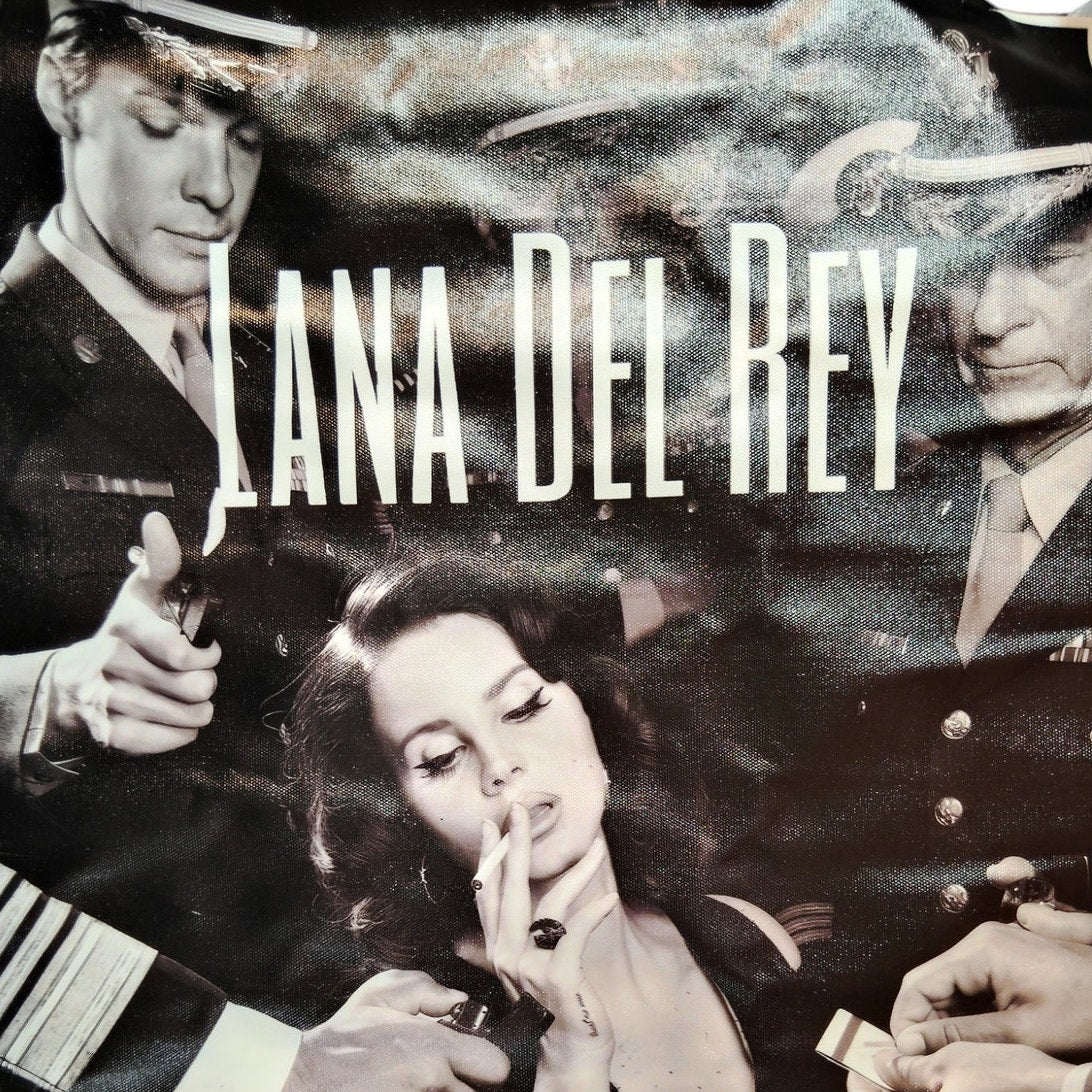 Lana Del Rey Canvas Art Print – Music Poster, 16x24" Unframed, Wall Décor