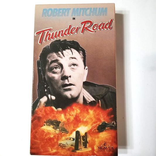 Thunder Road VHS 1958 Robert Mitchum B&W MGM/UA Home Video Vintage