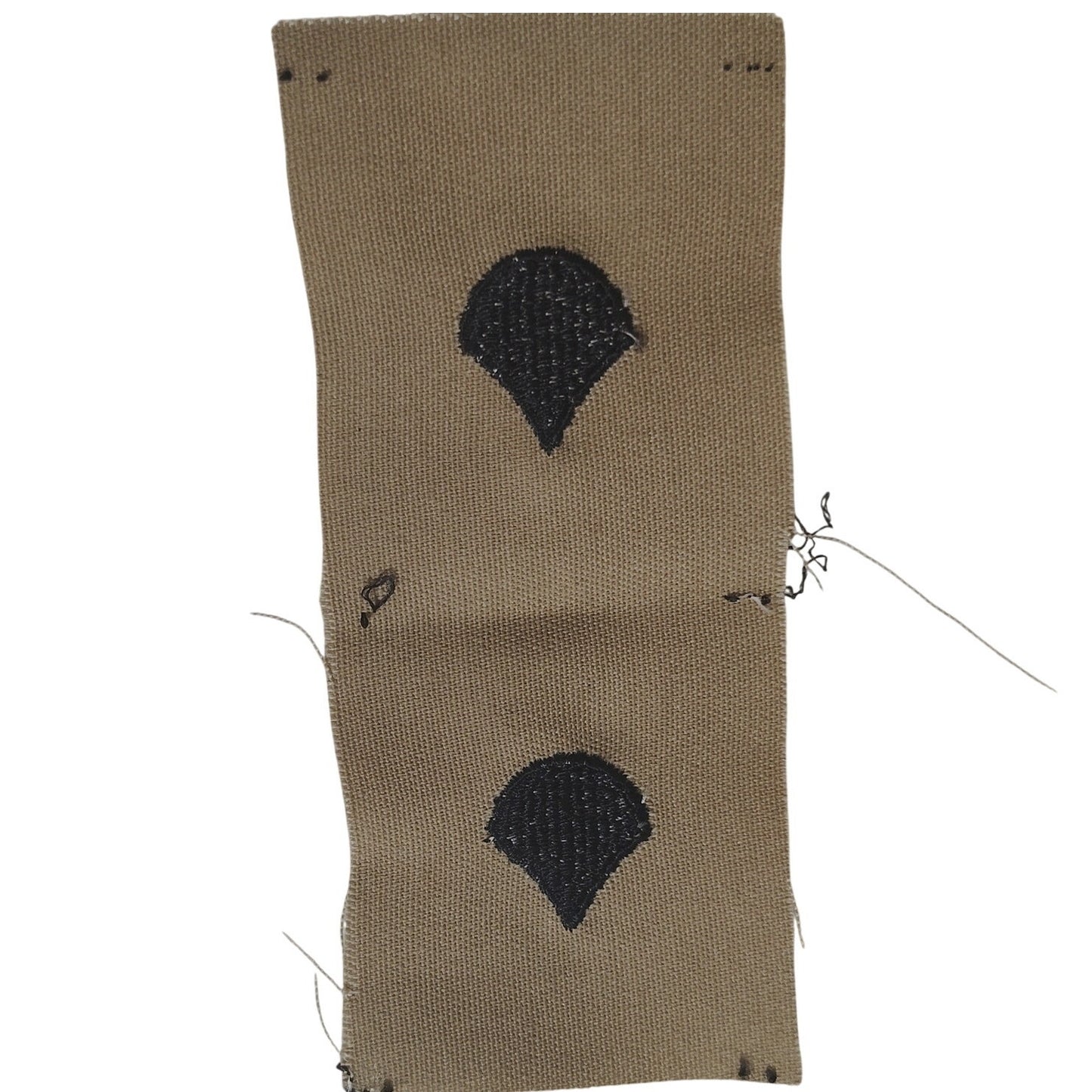 Vintage U.S. Army Specialist E‑4 Rank Patch – DCU Desert, Sew‑On (Pair)