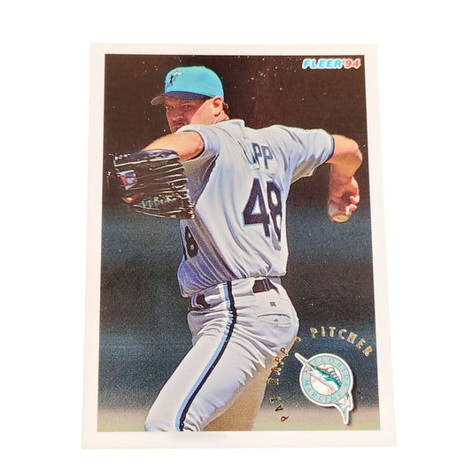 Pat Rapp, Florida Marlins, #473, 1994 Fleer Baseball Collector's Card