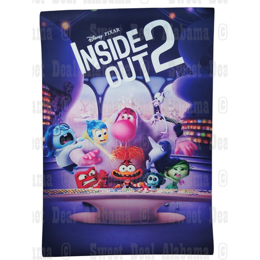 Inside Out 2 – 16” x 24” Canvas Print of Movie Poster – Unframed