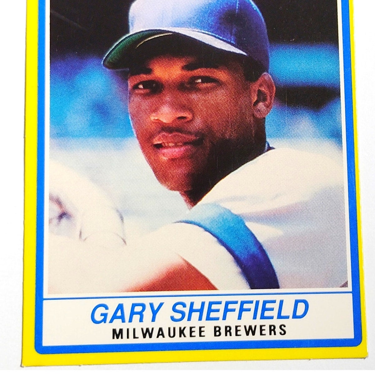 1991 Post Collector Series Gary Sheffield #15 Milwaukee Brewers 3B Baseball NM