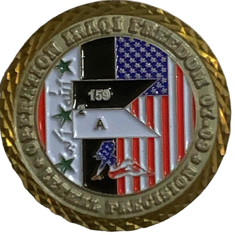 A Company 2-159 Assassins Operation Iraqi Freedom 2007-2009 Challenge Coin