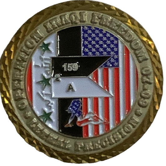 A Company 2-159 Assassins Operation Iraqi Freedom 2007-2009 Challenge Coin