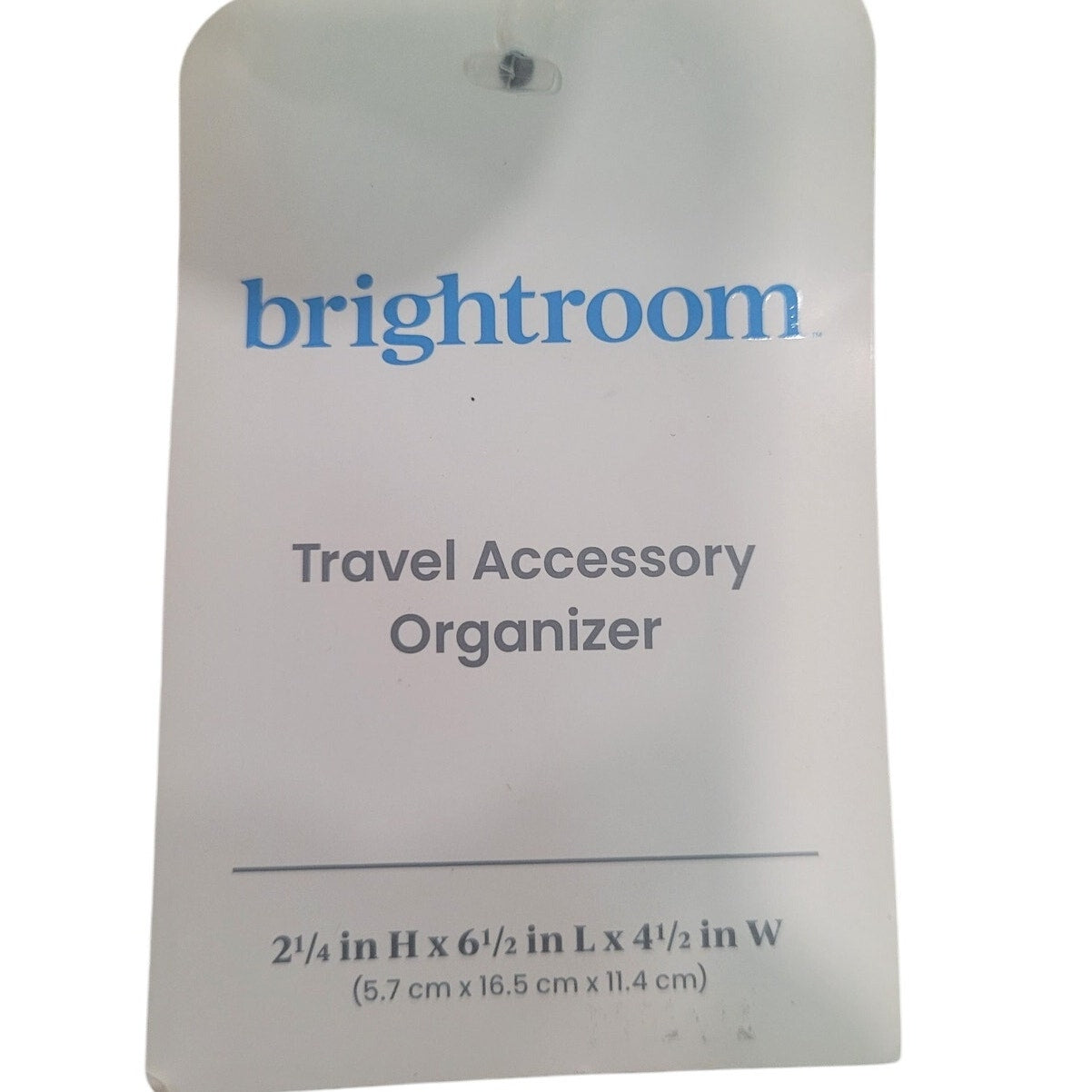 Brightroom Large Travel Accessory Organizer – Taupe Faux Leather – Jewelry Case