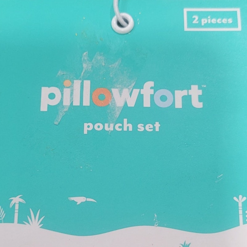 Pillowfort 2pk Kids' Flower & My Things Gifting Pouch Set
