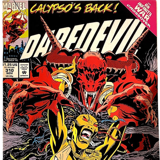 Daredevil (1964 1st Series), #310 Calypso's Back!, Nov. 1992 NM 9.4