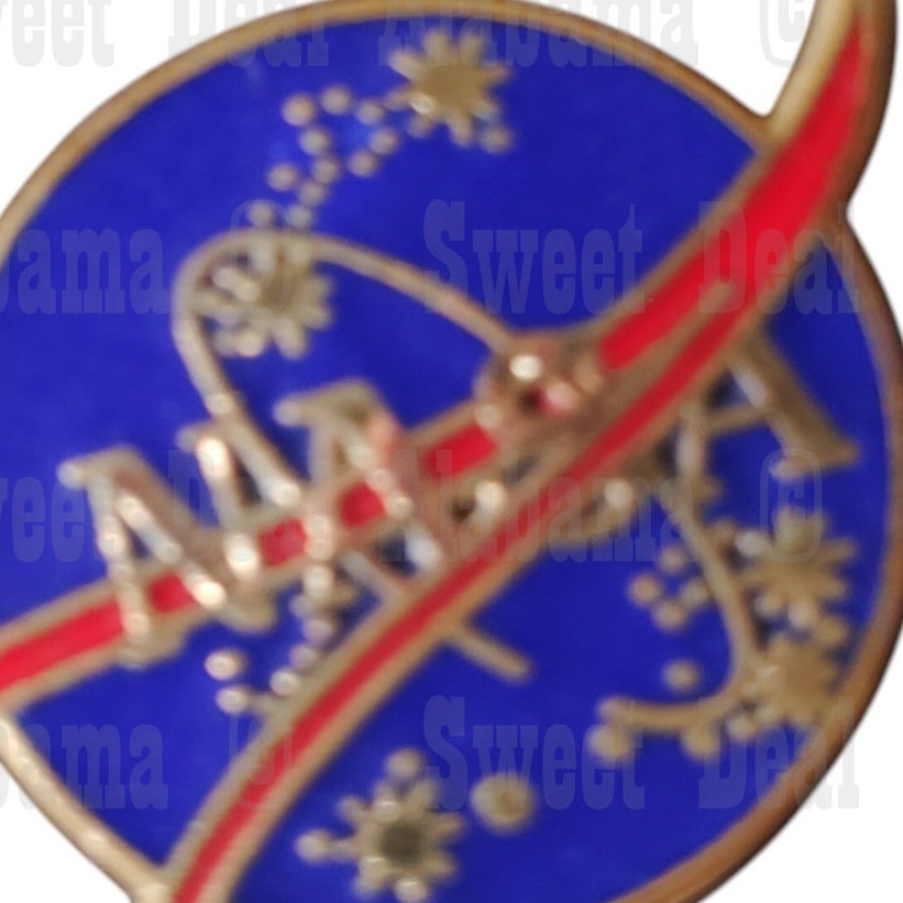 U.S. Space NASA Logo Collector's Hat, Lapel, Brooch Pin 7/8"W x 5/8"H