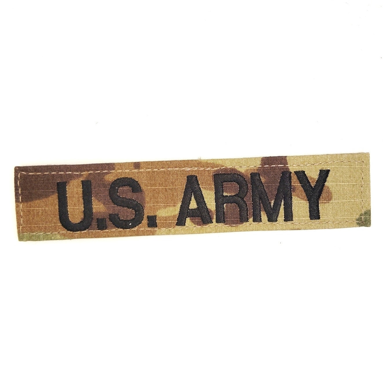OCP Name Tape "US Army" Black Text Hook Back 5" × 1"