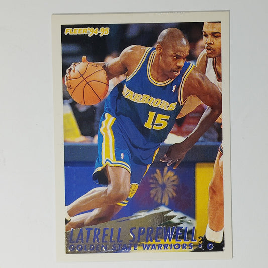 1994-95 Fleer Latrell Sprewell #77 Golden State Warriors Guard NBA Card