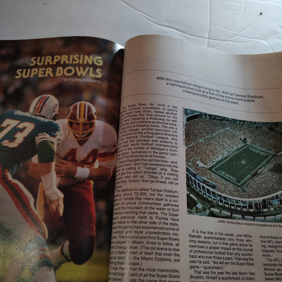 Delta SKY Mag - Jan 1984 - Roger B Smith GM Profile - Best & Worst Super Bowls