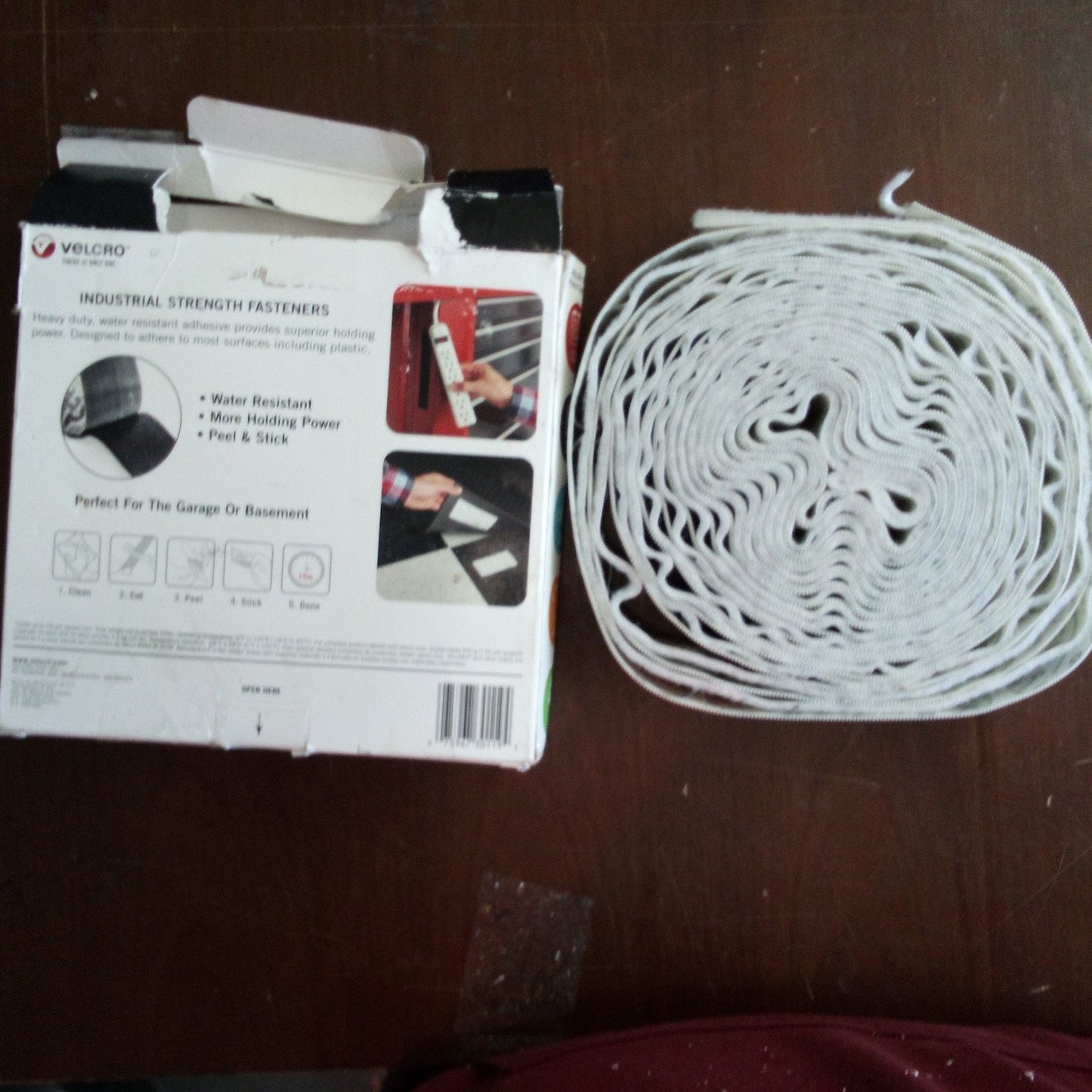 20 ft x 1.5 in Industrial Strength Tape – White – Velcro Brand