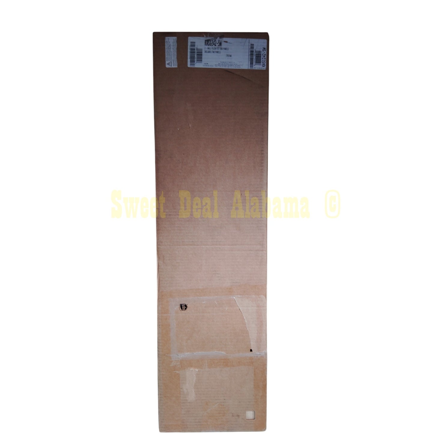 Hampton Bay (2-Pack) 11.25 in. W x 42 in. H Cabinet End Panel in Satin White