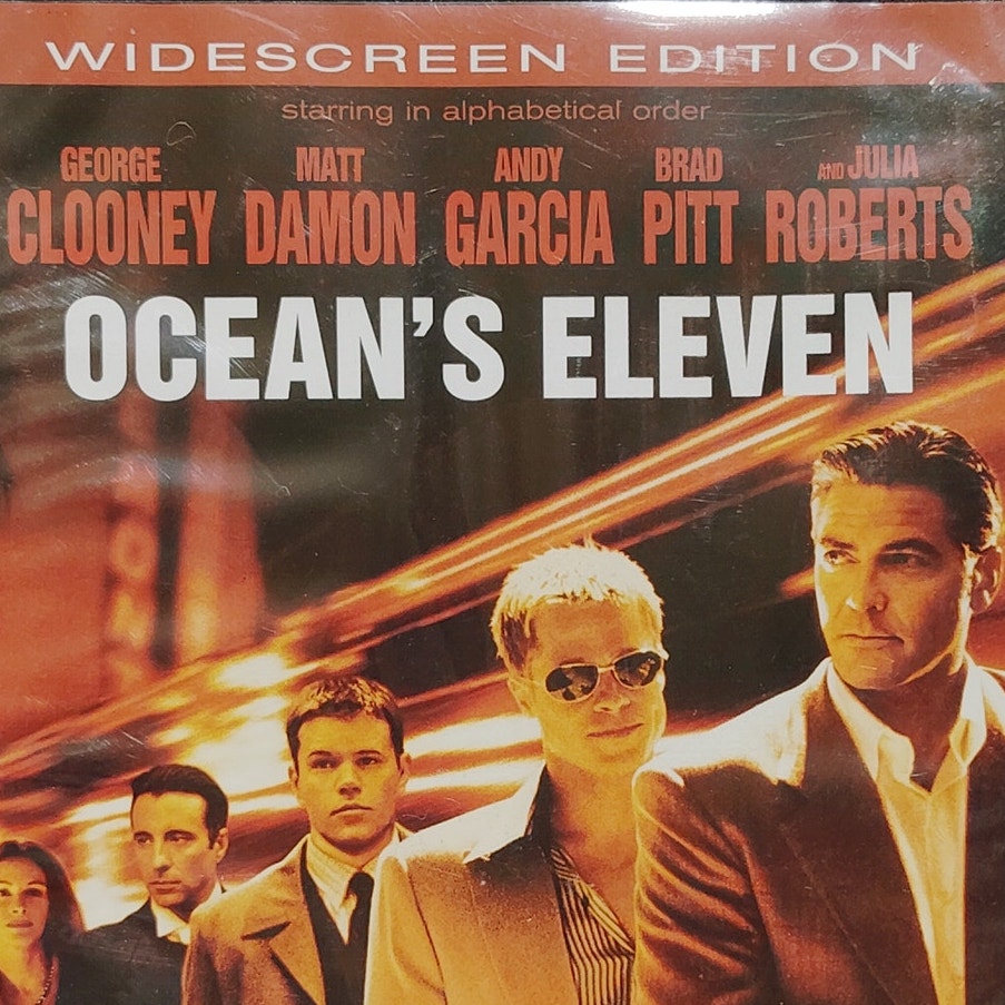 Ocean’s Eleven DVD 2001 Widescreen Edition – George Clooney, Brad Pitt
