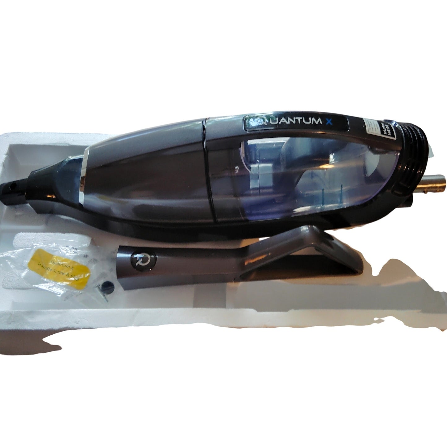 Quantum X QX‑8002 PH Wet/Dry Vacuum Body Motor, Basin, Handle w/HW, Micro Insert