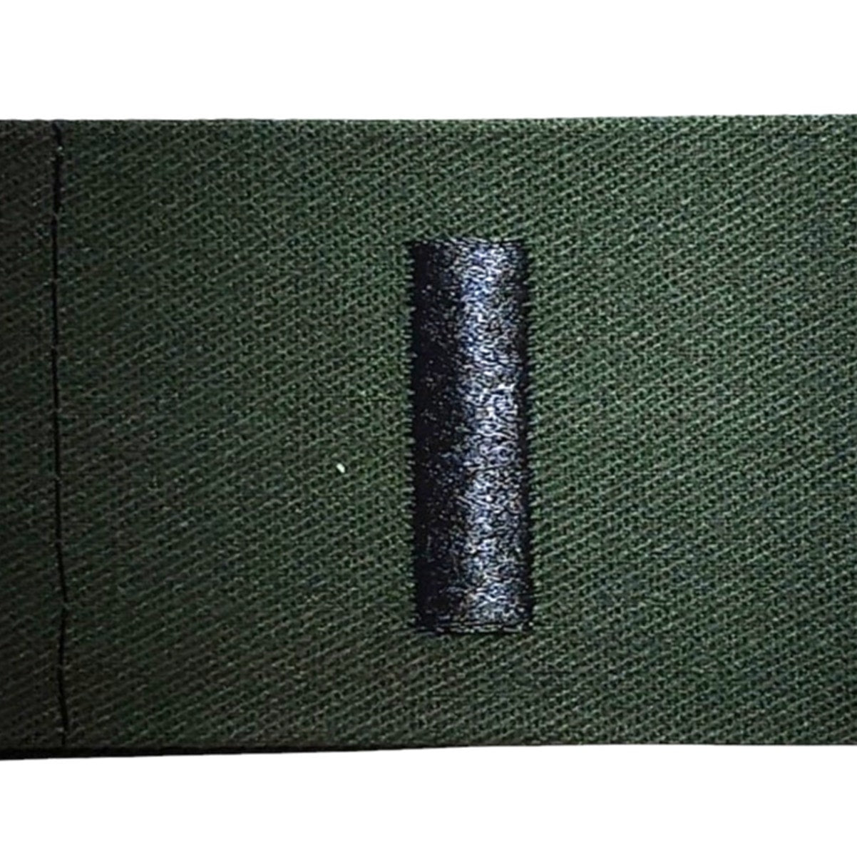 Vintage US Navy LTJG O‑2 Subdued Collar Device Embroidered Sew‑On Patch
